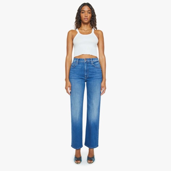 MOTHER Denim - Mother High Waisted Straight Leg Jeans l 28